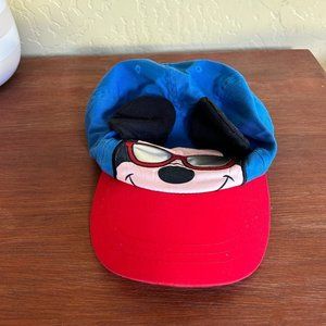 Disney One Size Fits Most Mickey Mouse Baseball Hat With Ears Sunglasses (1393)